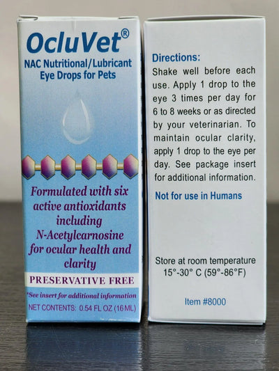 OcluVet Lubricant Eye Drops